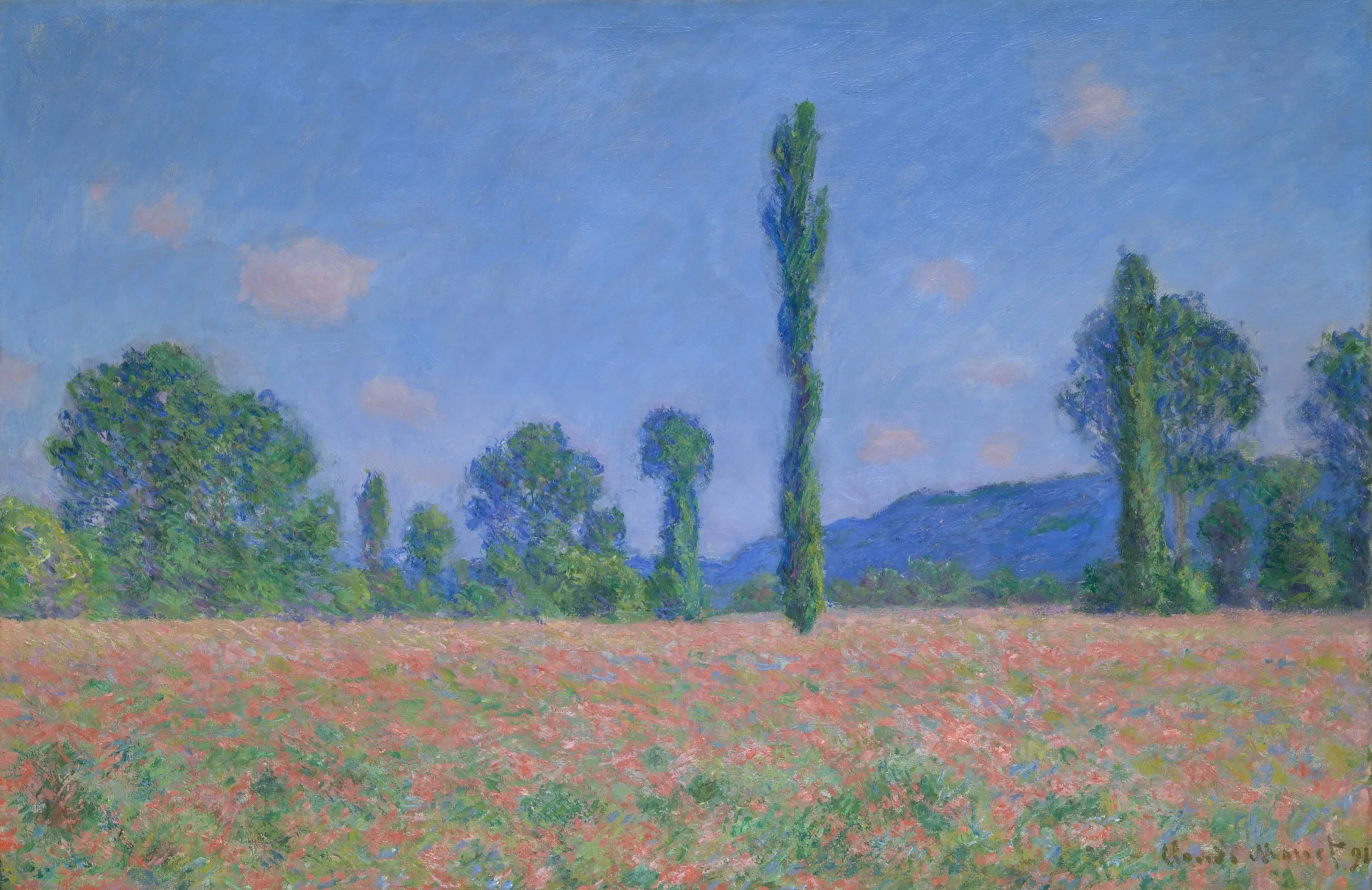 Claude Monet, Poppy Field (Giverny)